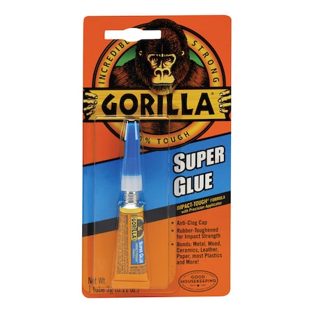Gorilla Glue Gorilla High Strength Glue Clear Super Glue 3 gm 7900102